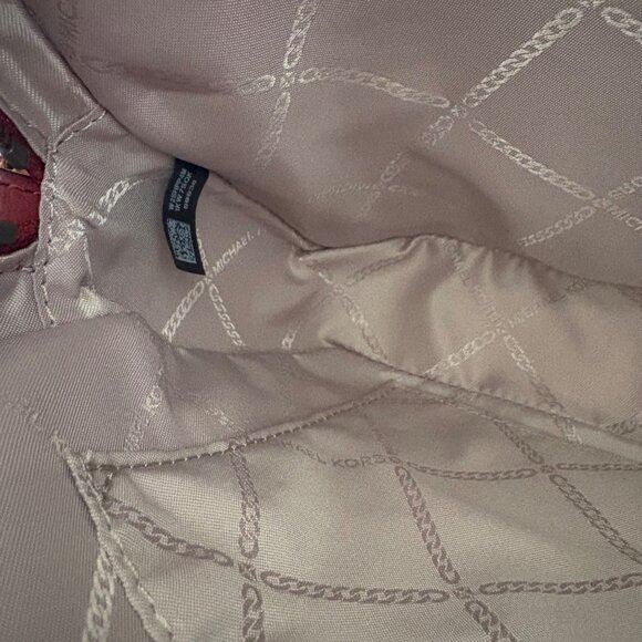 MICHAEL Michael Kors Jet Set Crossbody Leather Purse Terracotta Multi NWT - Picture 7 of 8